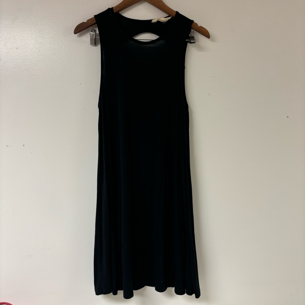 American Eagle Outfitters Black Strapless Dress with back cutout Size Small
